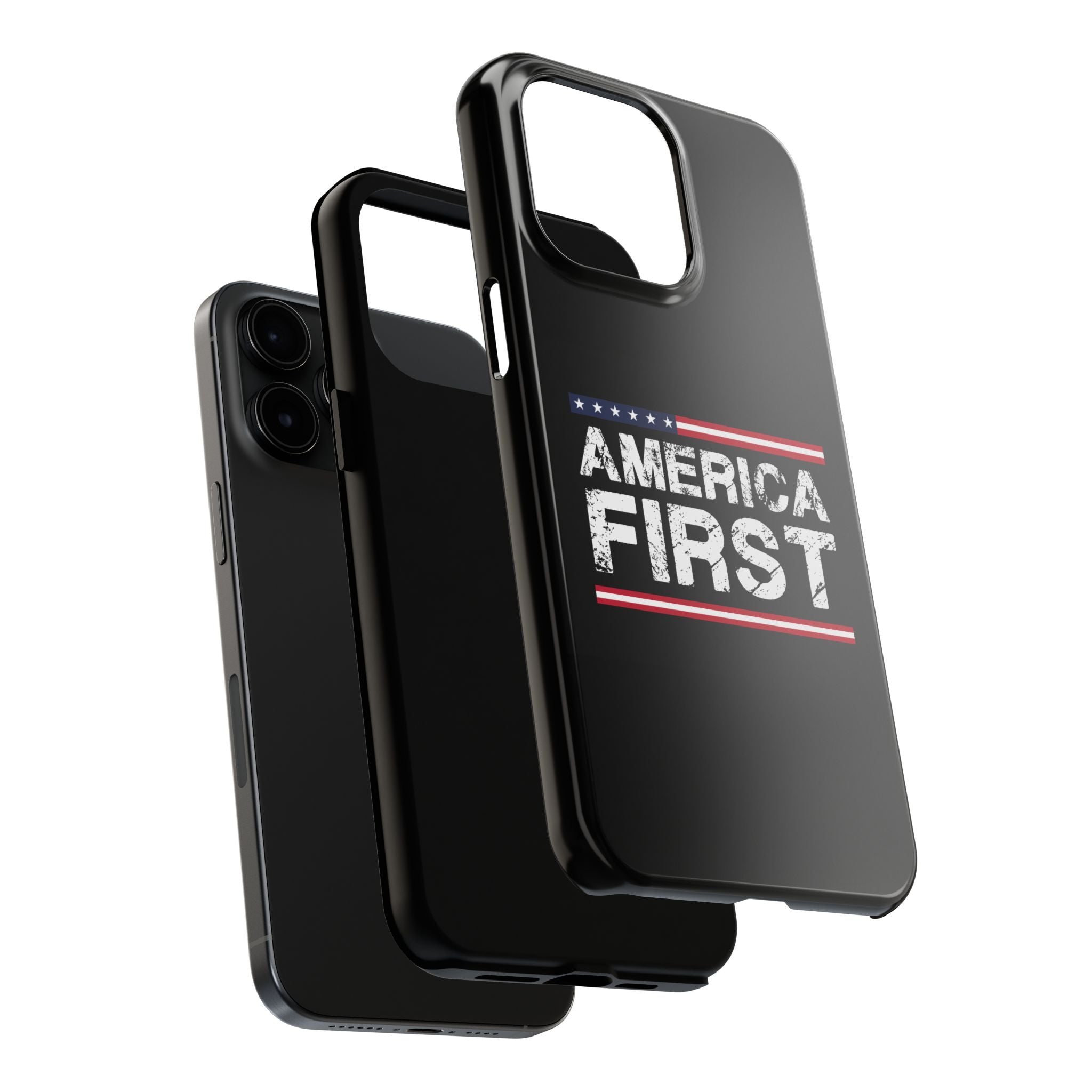 America First Tough Phone Case — Patriotic Protective iPhone Cover
