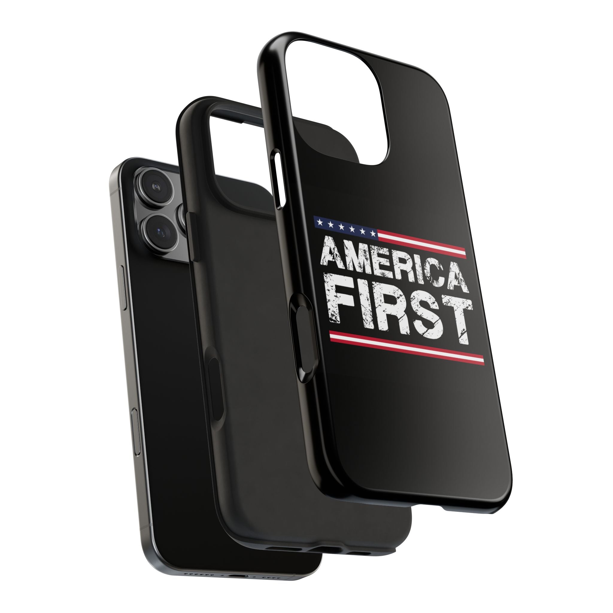America First Tough Phone Case — Patriotic Protective iPhone Cover