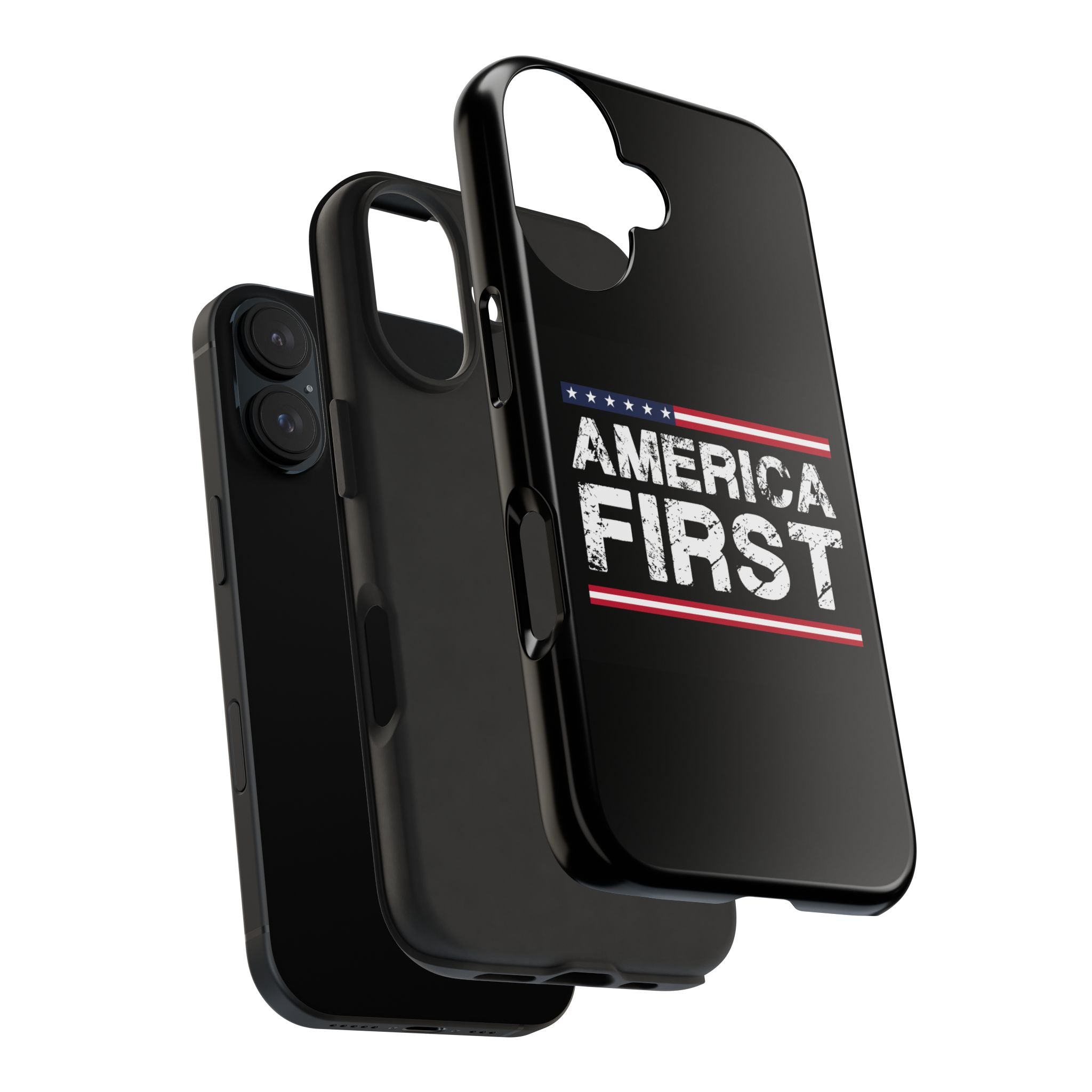 America First Tough Phone Case — Patriotic Protective iPhone Cover
