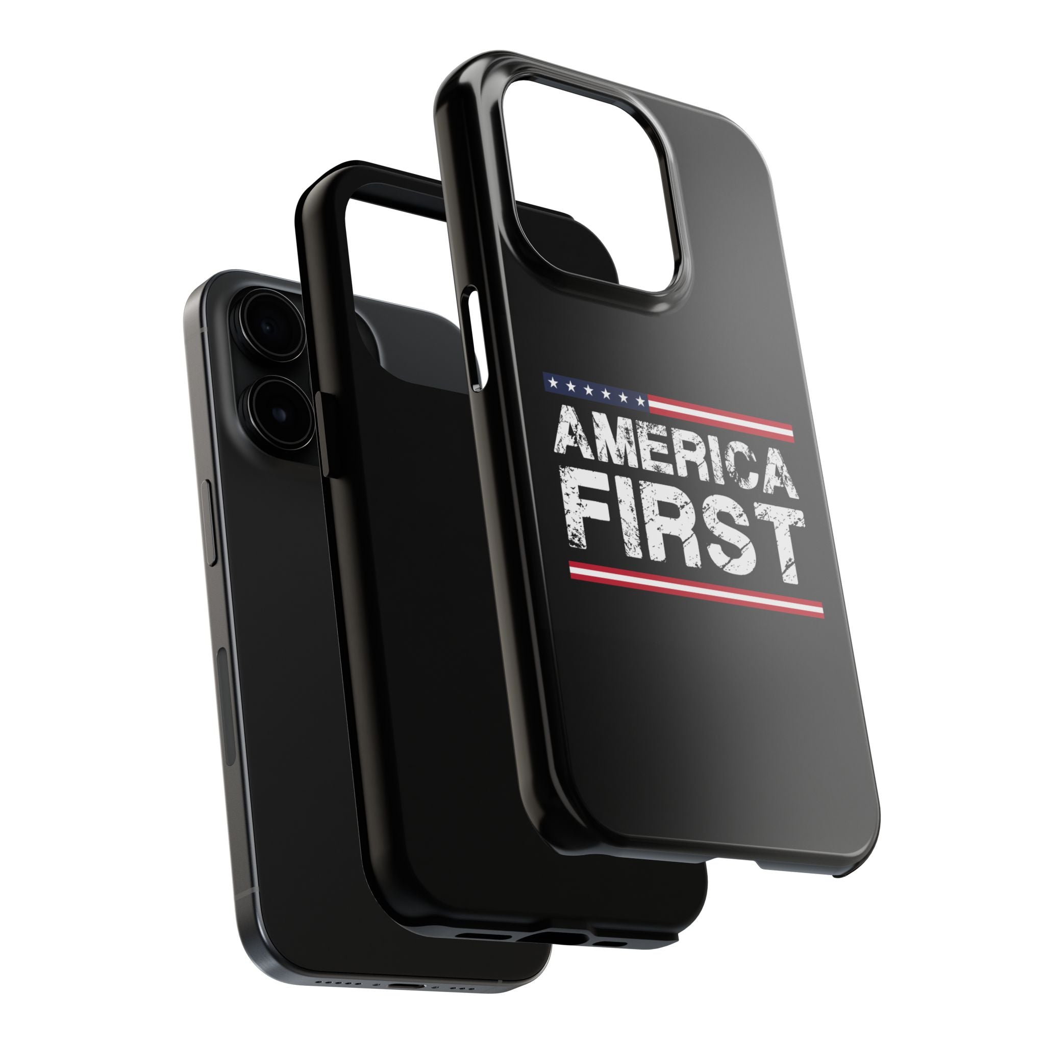 America First Tough Phone Case — Patriotic Protective iPhone Cover