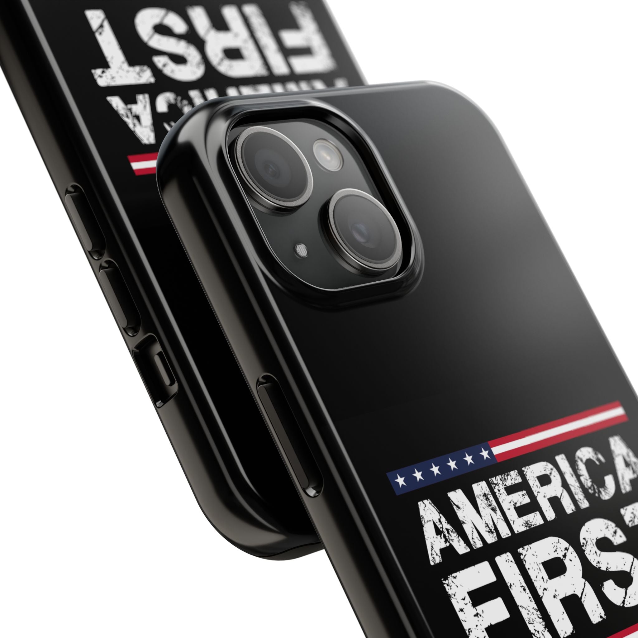 America First Tough Phone Case — Patriotic Protective iPhone Cover